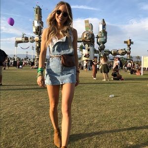 Denim Overall Dress